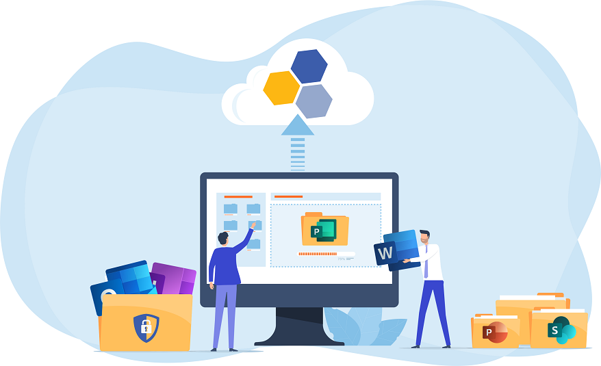 Why choose Bytewave: illustration of our team and services